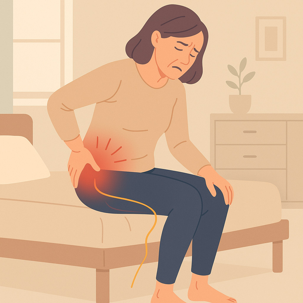 Ból biodra i pośladka