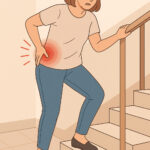 Ból biodra po schodach