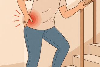 Ból biodra po schodach